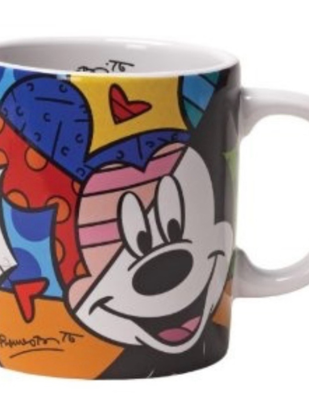 Mickey Mouse designed by artist Romero Britto for Enesco